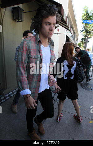 Harry styles leaving craigs restaurant hi-res stock photography and images  - Alamy