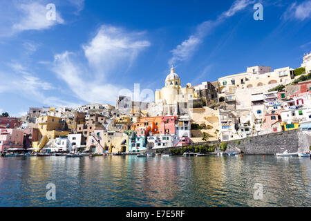 Procida, colorful island in the Mediterranean Sea, Naples, Italy Stock Photo