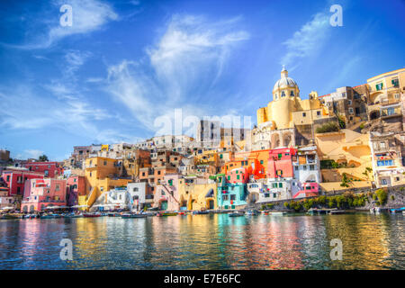 Procida, colorful island in the Mediterranean Sea, Naples, Italy Stock Photo