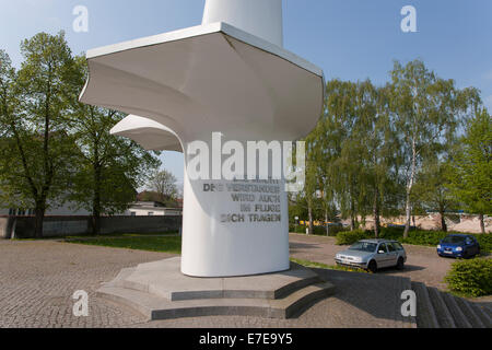 otto-lilienthal-memorial in anklam, mecklenburg-vorpommern, germany Stock Photo