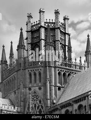 The Octagon on Ely Cathedral Cambridgeshire Stock Photo