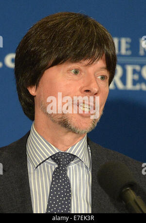 Washington, DC, USA. 15th Sep, 2014. 20140915 - Filmmaker Ken Burns speaks during a media luncheon at the National Press Club in Washington. His latest documentary project chronicles the life and times of the Roosevelt family. Credit:  Chuck Myers/ZUMA Wire/Alamy Live News Stock Photo