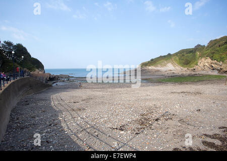 beach Hele Bay Ilfracombe North Devon Stock Photo