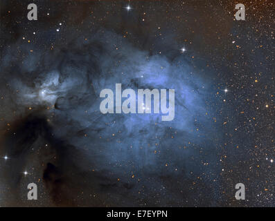 IC 4603 is a blue reflection nebula in Ophiuchius. Stock Photo