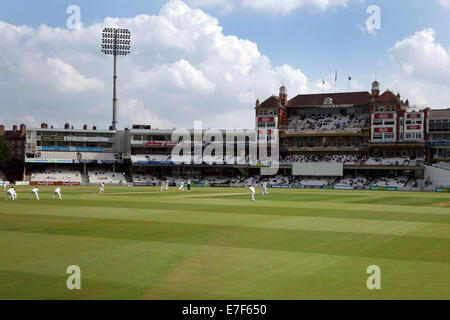 County cricket match at The KIA Oval ground in London