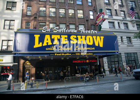 Ed Sullivan Theater Late Show David Letterman Stock Photo