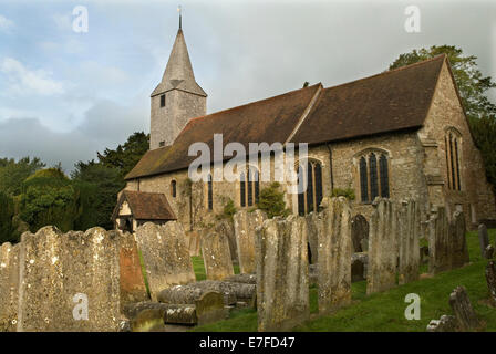 St Mary the Virgin  Church Kemsing Sevenoaks Kent Uk. 2014 2010s England HOMER SYKES Stock Photo