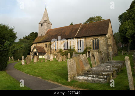 St Mary the Virgin  Church Kemsing Sevenoaks Kent Uk. 2014 2010s England HOMER SYKES Stock Photo