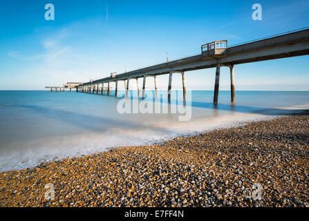 Seaside pier at deal in Kent Stock Photo
