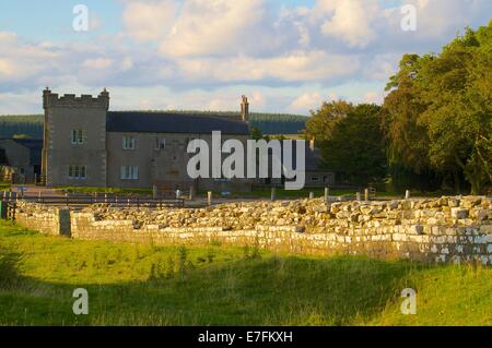 Birdoswald on Hadrian's Wall, World Heritage Site, Cumbria, England, United Kingdom. Stock Photo