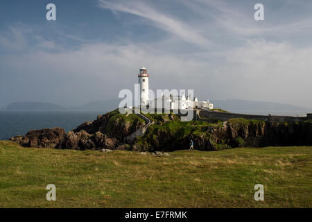 Lighthouse at Fanad, County Donegal, Ireland, Europe Stock Photo