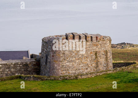 Martello at Knockalla Fort, Lough Swilly, County Donegal, Ireland, Europe Stock Photo