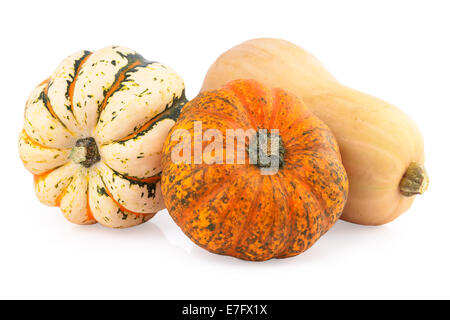 Pumpkin isolated on white Stock Photo