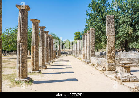 Ancient Olympia, Olympic Games, Zeus Stock Photo