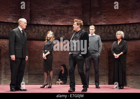 The Play 'King Charles III', Wyndham Theatre, London. With Tim Pigott-Smith as Charles. Stock Photo