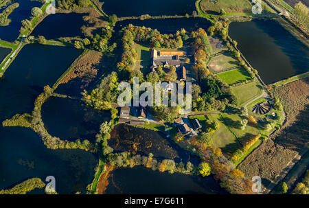 Aerial view, Gut Rietberg Manor and the grounds of the 2008 State ...