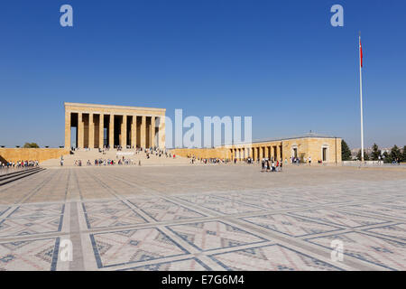 Atatürk Mausoleum, Anıtkabir, Ankara, Central Anatolia Region, Anatolia, Turkey Stock Photo