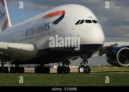 BA BRITISH AIRWAYS AIRBUS A380 Stock Photo