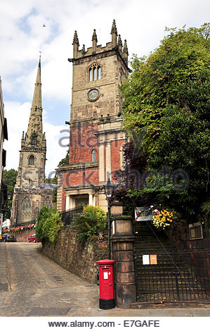 St Julians church in Shrewsbury Shropshire Stock Photo, Royalty Free ...