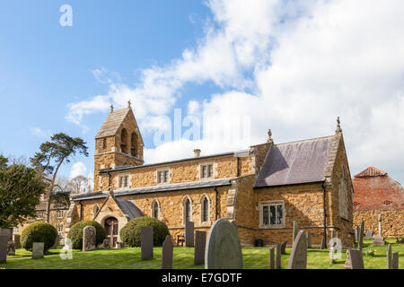 The early 13th century St. Michael and all Angels Church, Wartnaby, Leicestershire, England, UK Stock Photo