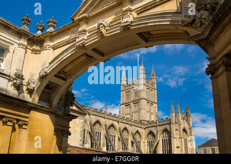 Bath Cathedral, Somerset, England Stock Photo