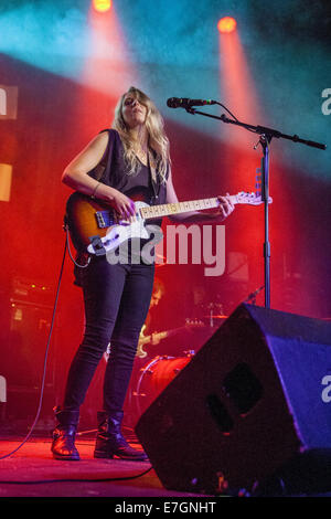 US Singer/Songwriter Lissie performs live at The Junction, Cambridge  Featuring: Lissie Where: Cambridge, United Kingdom When: 14 Mar 2014 Stock Photo