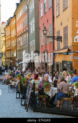 Old Town square, Stortorget in Gamla Stan, Stockholm, Sweden 140809 61817 Stock Photo