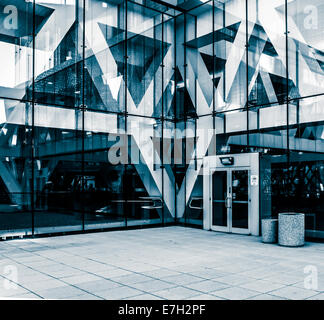 Modern architecture at the Convention Center in Baltimore, Maryland. Stock Photo