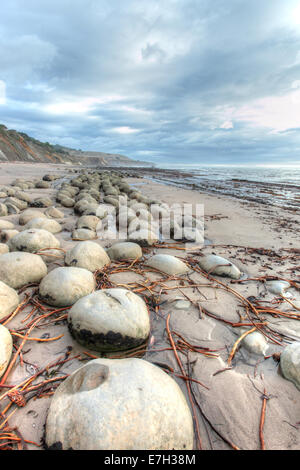 Bowling Ball Beach, Schooner Gulch, Mendocino County, California Stock Photo