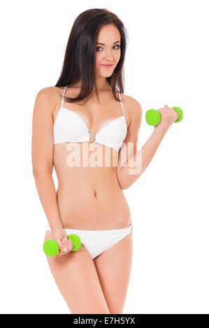 Woman in swimsuit Stock Photo
