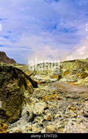 White Island, New Zealand Stock Photo