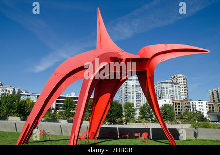 Eagle, Seattle Art Museum Olympic Sculpture Park, Seattle Stock Photo