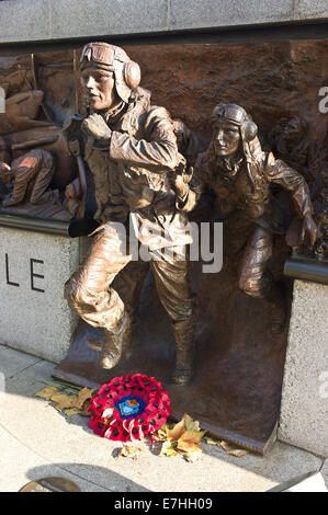 Battle of Britain monument on London's Embankment. Stock Photo