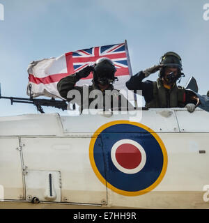 Fleet Air Arm Fairey Swordfish Torpedo-bomber. Stock Photo