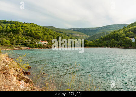 Maslinica cove near Stari Grad, Hvar island, Croatia Stock Photo