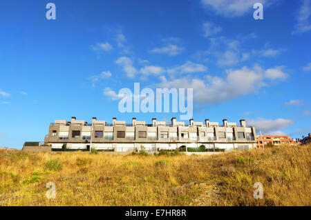 Modern apartment building against a blue sky Queensland Australia Stock ...