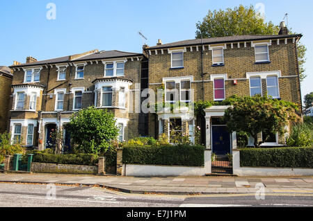 Terraced houses in South London England United Kingdom UK Stock Photo