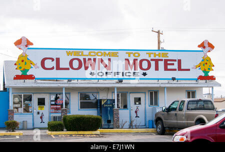 The Clown Motel in Tonopah Nevada Stock Photo