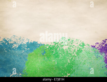 Colorful bright watercolor background Stock Photo
