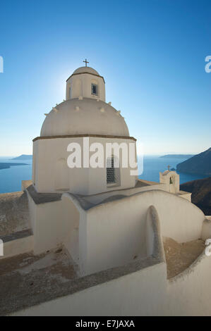Agios Minas Church, Thira, Santorini, Cyclades, Greece Stock Photo
