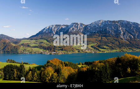 Steinbach am Attersee, Attersee lake, Salzkammergut, Austria Stock Photo