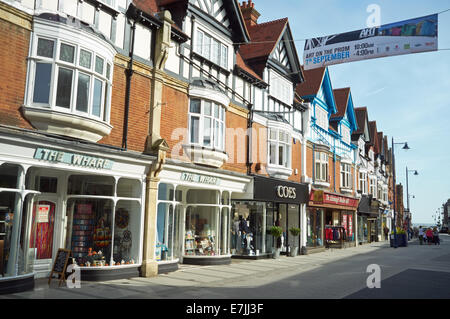 Hamilton Road, Felixstowe, Suffolk, UK. Stock Photo