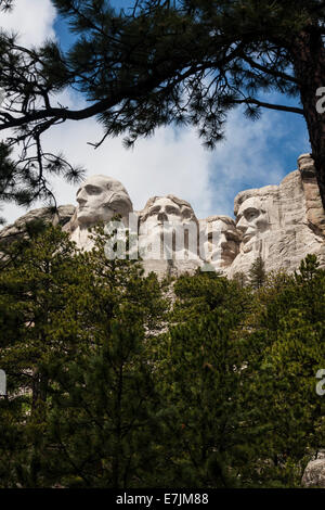 Mount Rushmore National Memorial South Dakota Presidential Trail Stock Photo