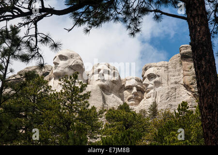 Mount Rushmore National Memorial South Dakota Presidential Trail Stock Photo