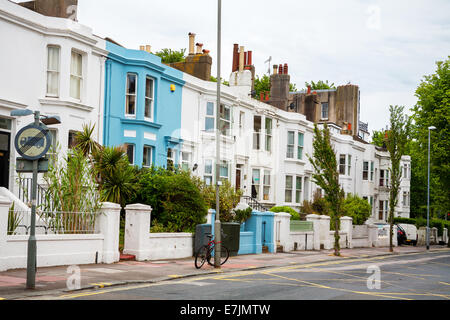 Town houses. Brighton, England Stock Photo