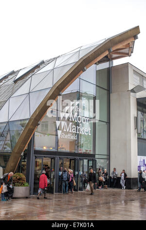 The Moor Market in Sheffield South Yorkshire England Stock Photo