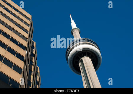 CN tower downtown Toronto Canada Stock Photo