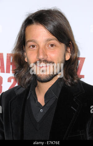 New York Screening of 'Cesar Chavez'  - Red Carpet Arrivals  Featuring: Diego Luna Where: Manhattan, New York, United States When: 18 Mar 2014 Stock Photo