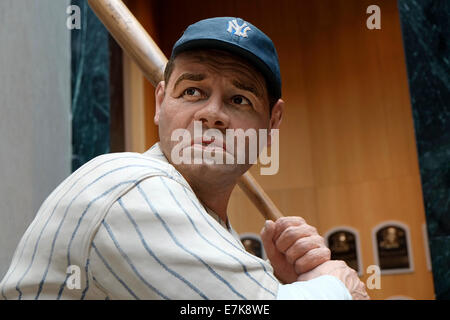 Statue of Babe Ruth at the National Baseball Hall of Fame in Cooperstown,  New York Stock Photo - Alamy