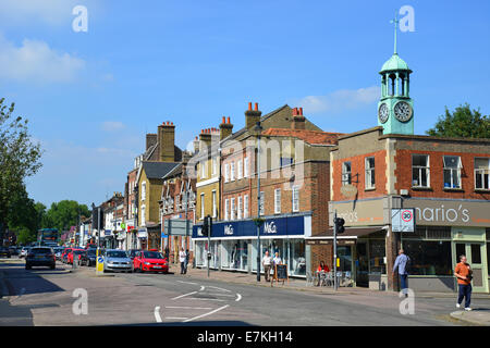 Berkhamsted town centre high street Hertfordshire, England, United ...